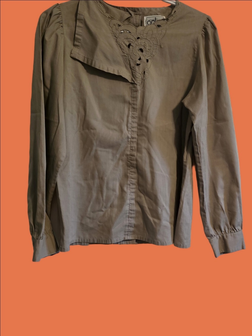 4/$67 Deal! Vintage Orly Embroidered Blouse